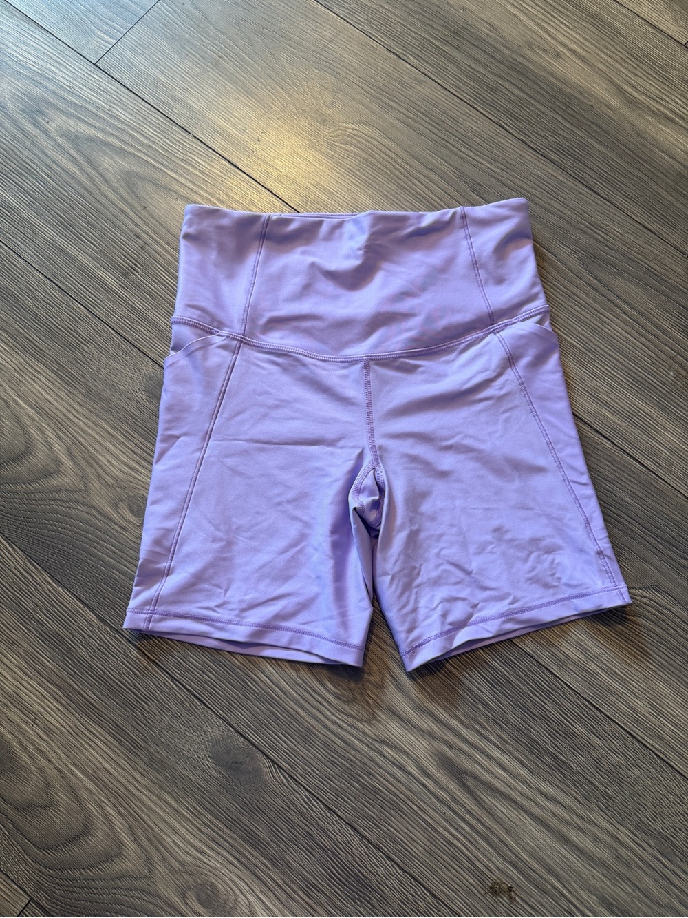 All In Motion High-Waist Lavender Bike Shorts - Women's Activewear